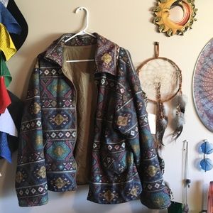 Reversible Aztec Jacket